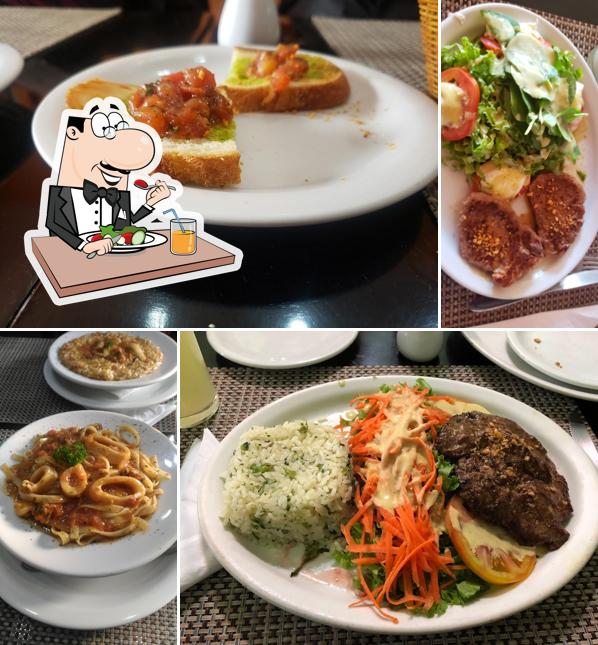 Comida em La Positano