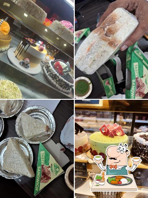 Food at Pammi's National Bakers 100 ft road