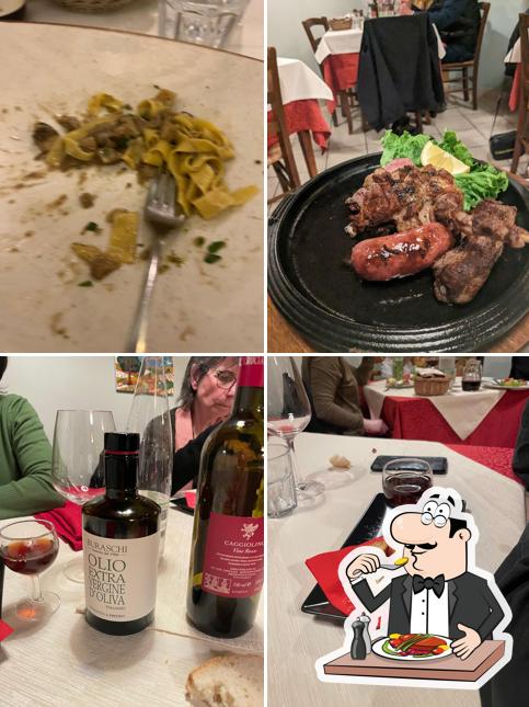 Platti al Trattoria di Cagnano