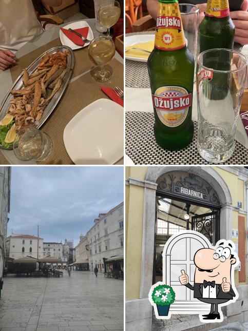 La esterno e bevanda del ristorante