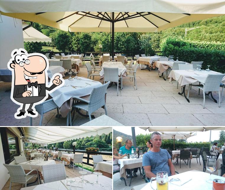 Gli interni di Trattoria Relax