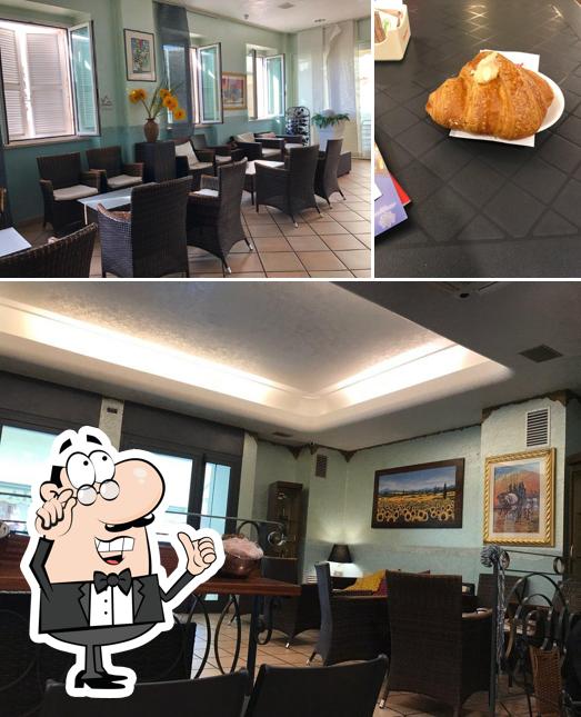 Tra le diverse cose da Bar Belli si possono trovare la interni e cibo