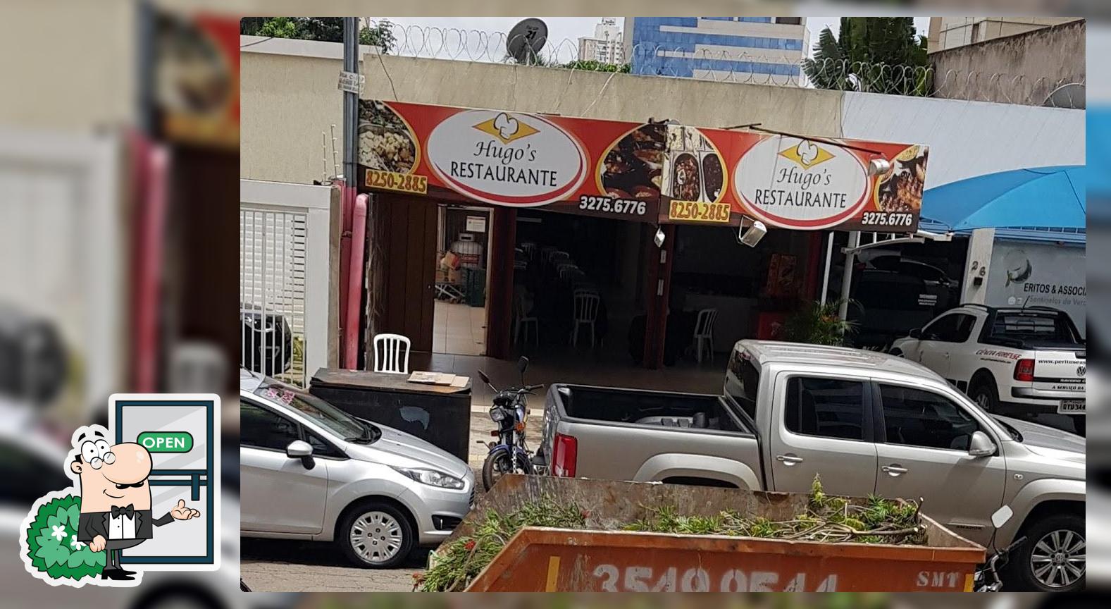 Descubra a parte externa do Hugo's Restaurante