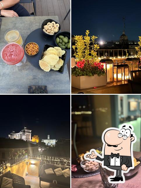 Gli interni di Otivm Roof Bar