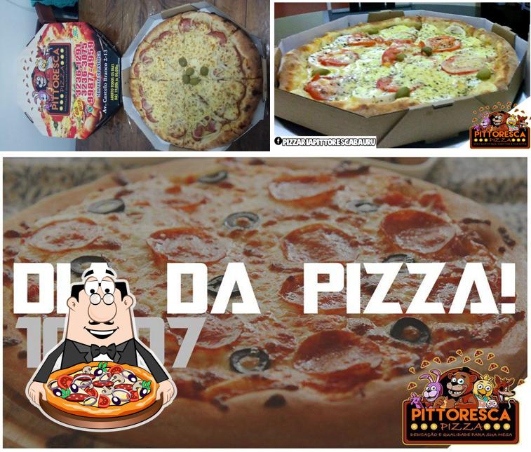 No Pizzaria Pittoresca, você pode desfrutar de pizza
