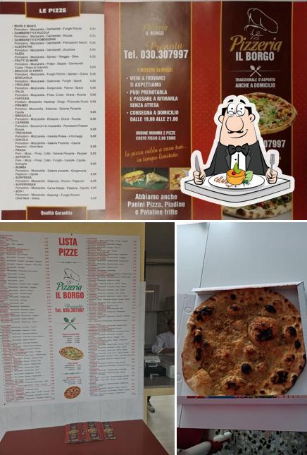 Cibo al Pizzeria Il Borgo