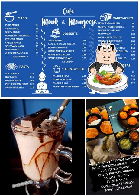 Meals at Monk & Mongoose Cafe