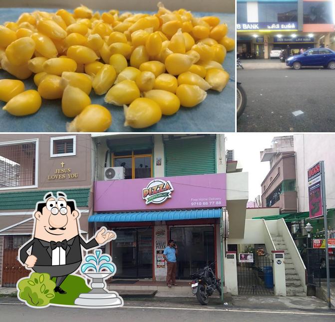 This is the image displaying exterior and food at Pizza Republic - Whole Wheat Pizza