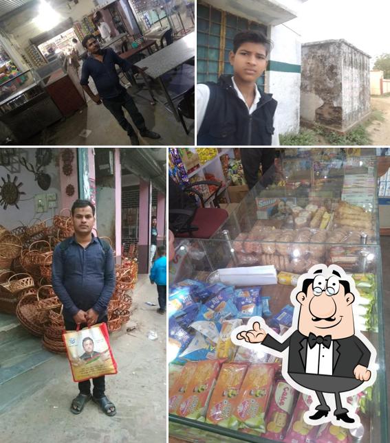 The interior of Pragya Sweets And Bakers