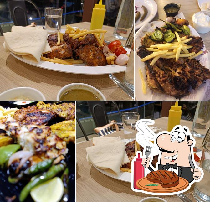 Order meat meals at Tavuk Restro Beach