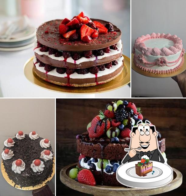 Chocolate cake at The Dessert Box by Khushi Vidhi