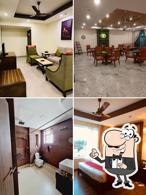 Take a seat at one of the tables at Vivin Luxury Suites