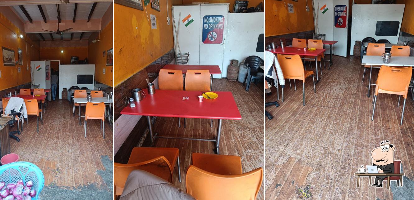 The interior of Sharma Family Restaurant