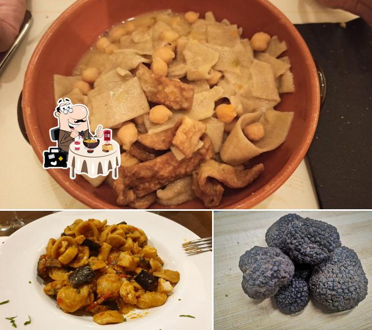 Platti al Trattoria San Giuseppe cenobio