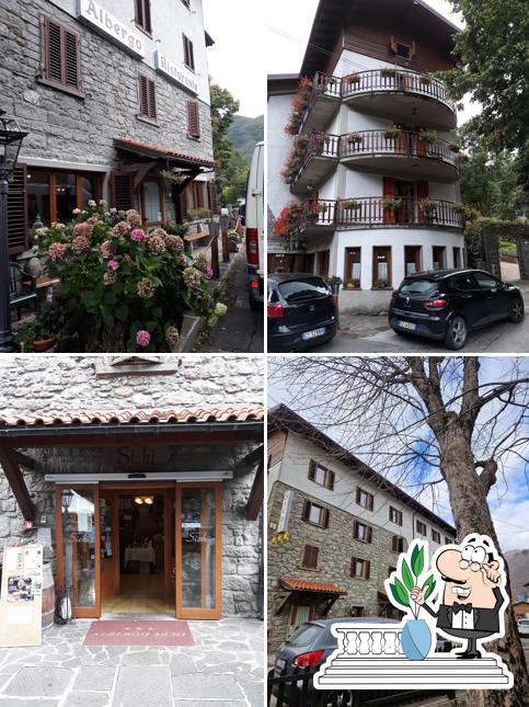 Curiosa tra l'area esterna di Albergo Ristorante Bar Sichi