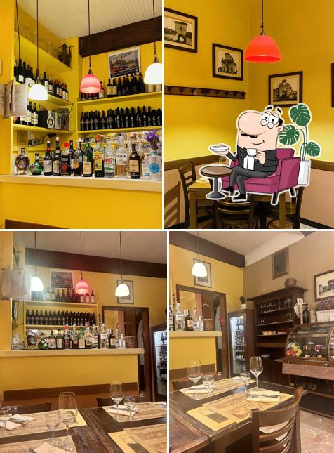 Gli interni di Antica Trattoria Spiga