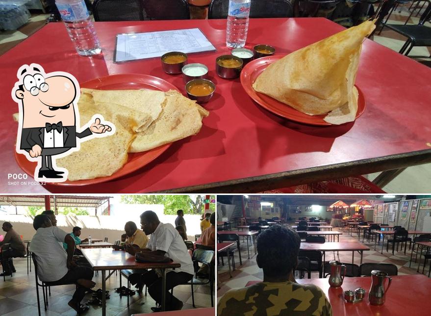 Take a seat at one of the tables at Bell Restaurant