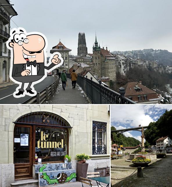 La parte esterna è una caratteristica importante di Café Restaurant Le Tunnel