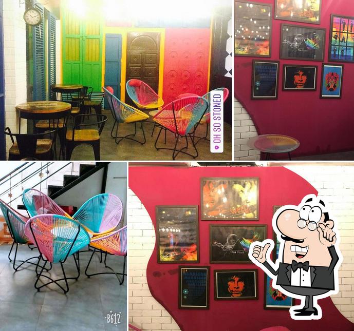 The interior of Oh So Stoned