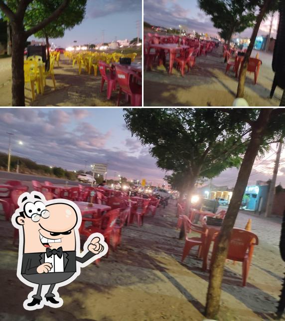 O interior do Espetinho do Negão