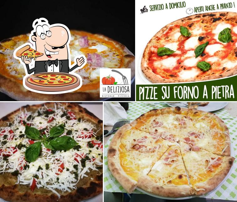 Scegli tra le svariate varianti di pizza