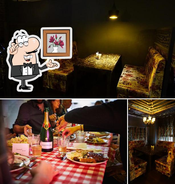 The interior of The Crave Resturant & Bar - Best Restaurant Beer Bar in Neemrana