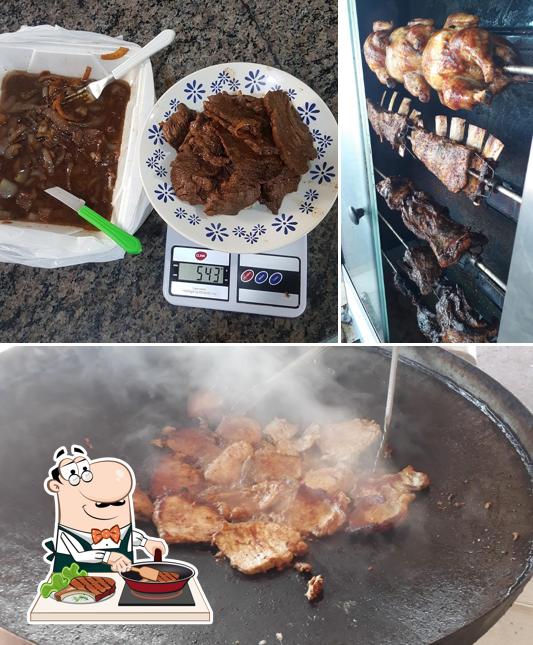 Peça refeições de carne no Ki Assados
