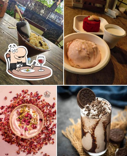 Food at Strictly Desserts