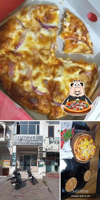 Pick different types of pizza