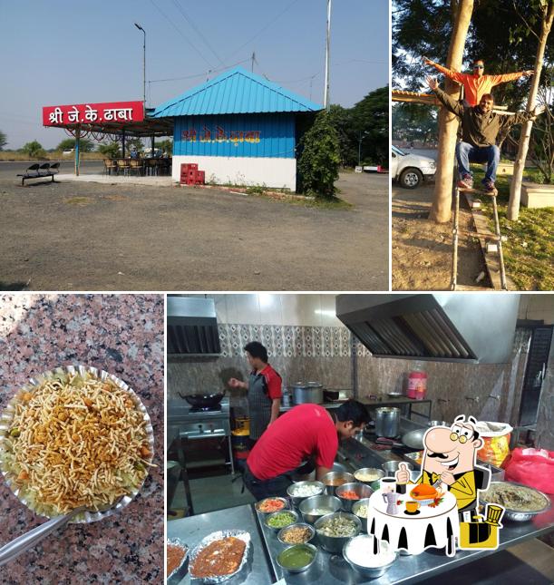 Meals at Shree J.K. Dhaba and family restaurant