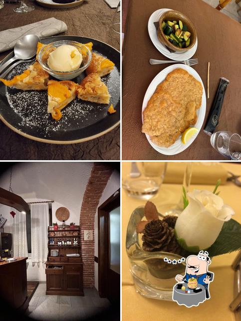 Cibo al Trattoria Bar Croce Bianca