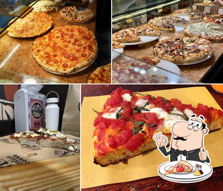A Antico Forno, puoi provare una bella pizza