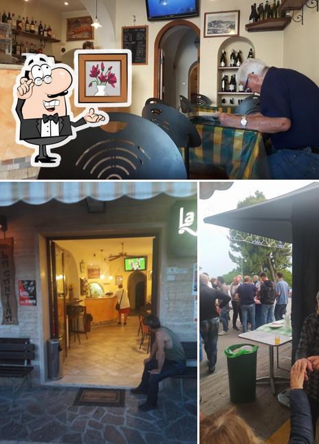 Gli interni di Bar La Cantina