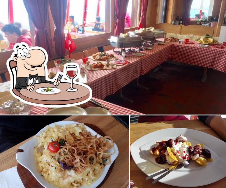 Cibo al Berghaus Weissfluhgipfel