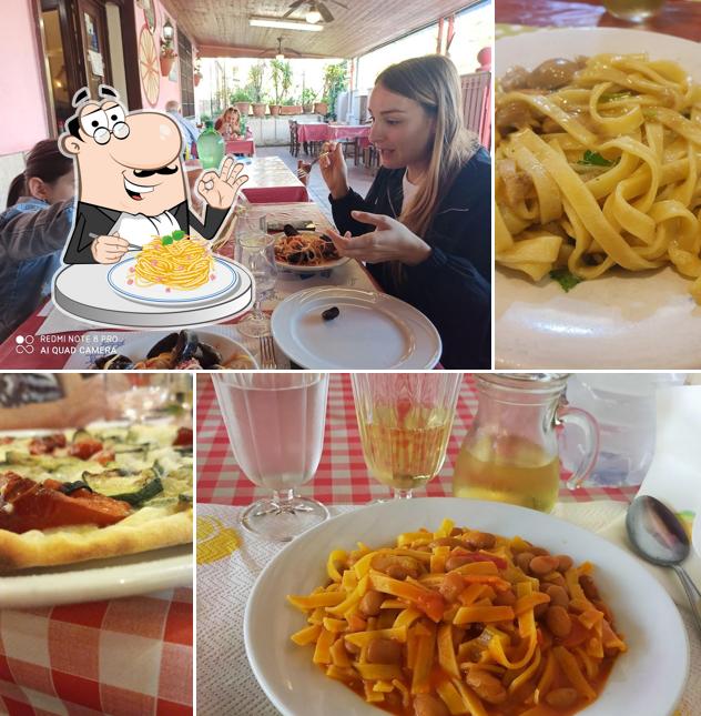 Spaghetti alla carbonara al La Ruota