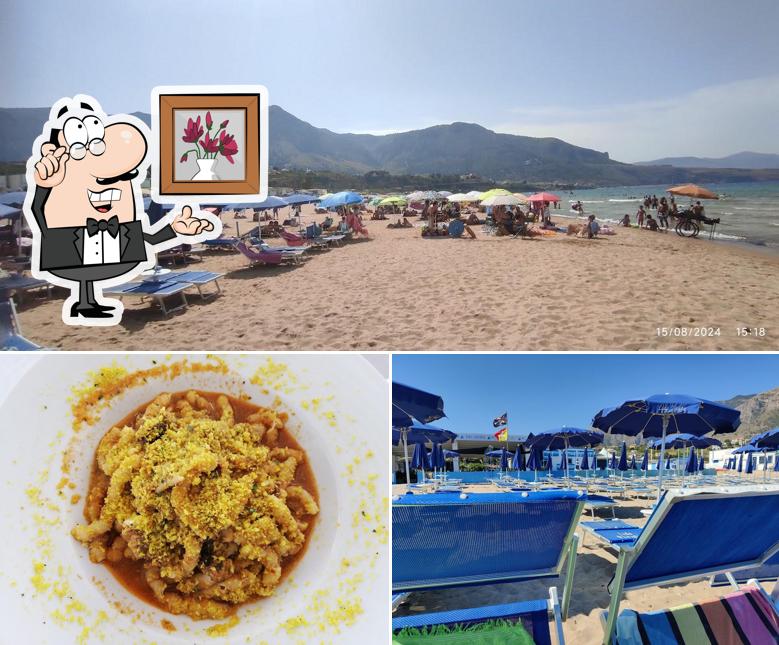 La immagine della interni e cibo di Lido Pirata