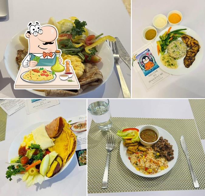 Food at Penguin's Cafe