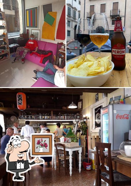 Dai un’occhiata alla foto che presenta la interni e birra di Al Cancelletto