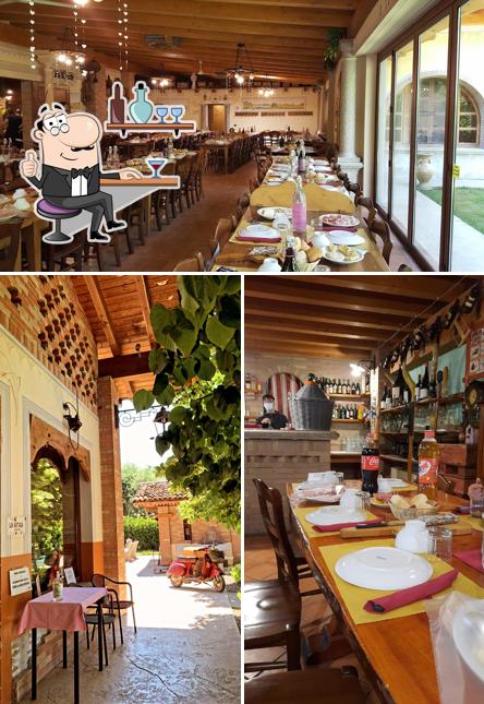 Gli interni di Cascina Reina