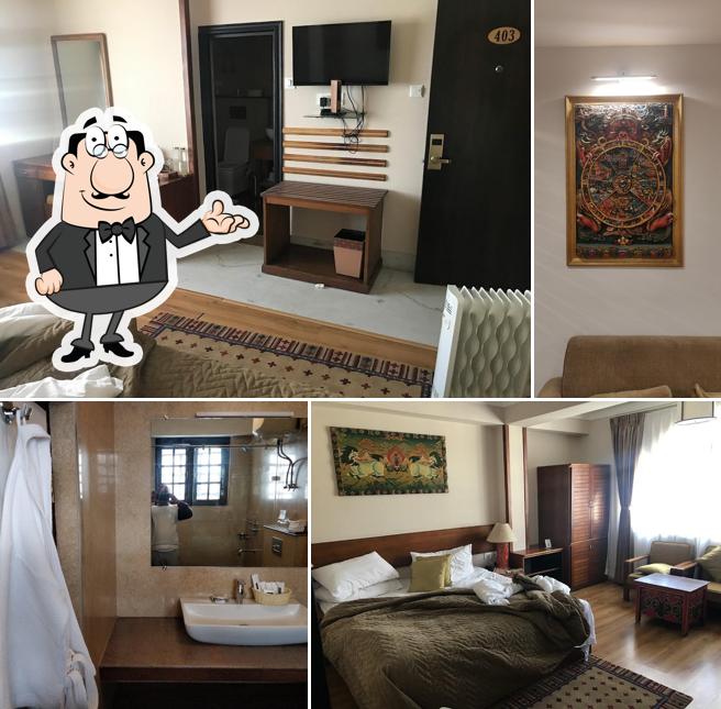 The interior of Denzong Shangrila Lords Inn Gangtok