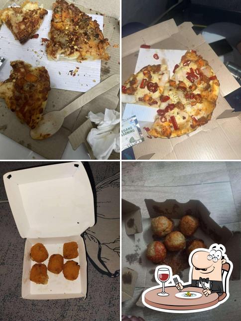 Food at Domino's Pizza Kanuru, Vijayawada