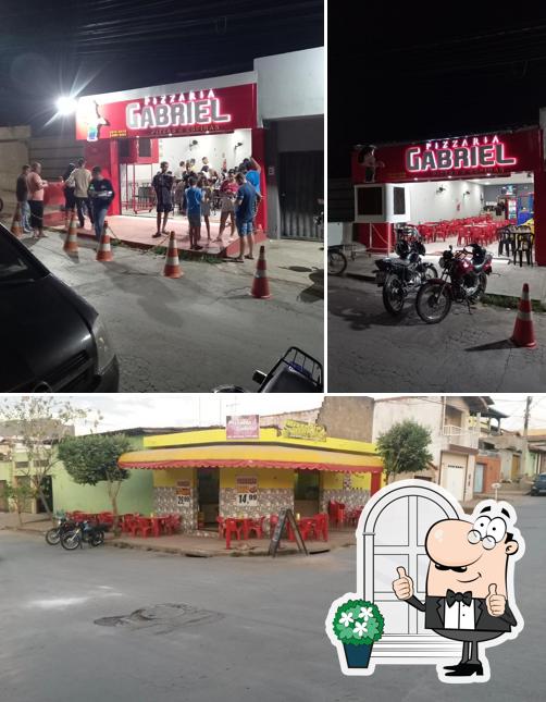 O exterior do Pizzaria Gabriel