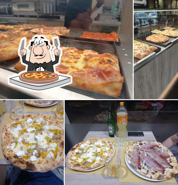 Prova una pizza a Pizzeria La Sosta Gastronomia Tavola Calda Friggitoria