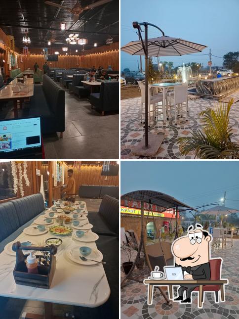 The interior of Waris Farm Dhaba