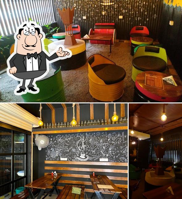 The interior of Secret Chef Cafe