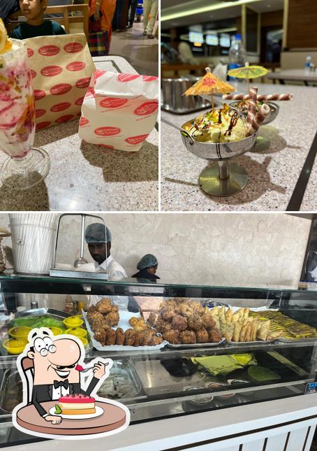 Sri Madhuram Pure Vegetarian Restaurant, Tenkasi serves a variety of desserts