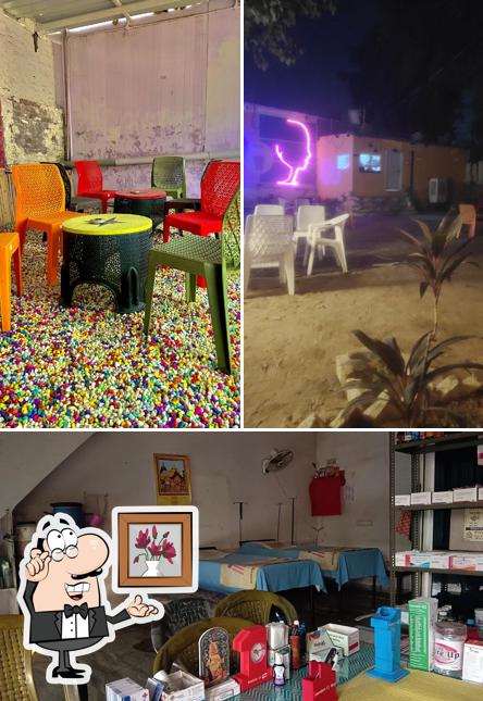 The interior of Aaj Kal Cafe and Restaurant