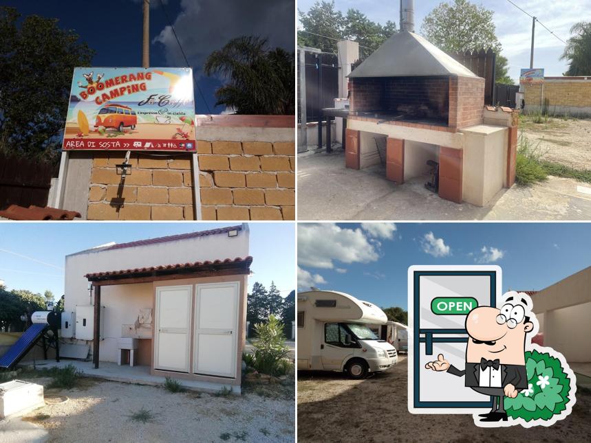 Gli esterni di Boomerang camping