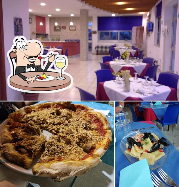 Guarda la foto che mostra la cibo e interni di Don Santo