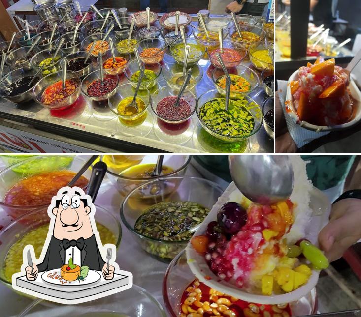 Meals at Gulab icedish and gola